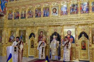 Preasfințitul Părinte Nicodim a slujit la Catedrala Episcopală în Duminica a XXVII-a după Rusalii