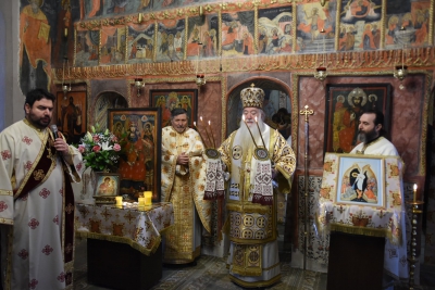 Slujire arhierească la Mănăstirea Strehaia în Duminica după Botezul Domnului