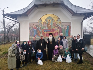 Slujbă arhierească și parastas pentru părintele Grigore Petrescu la Parohia Godeanu