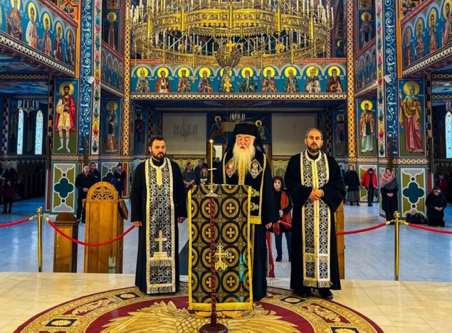 Denia Canonului Sfântului Andrei Criteanul din Săptămâna a V-a Postului Mare la Catedrala Episcopală din Drobeta Turnu Severin