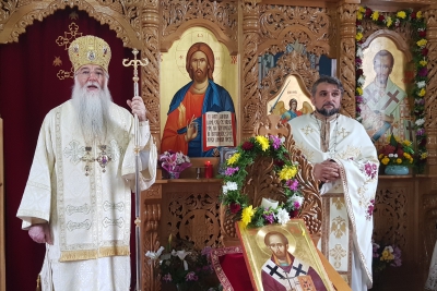 Sfântul Ioan Gură de Aur a fost prăznuit la biserica de pe Calea Târgu-Jiului