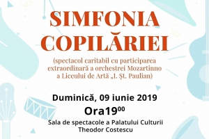 Spectacol caritabil susţinut de orchestra "Mozartinno" la Palatul Culturii "Teodor Costescu"