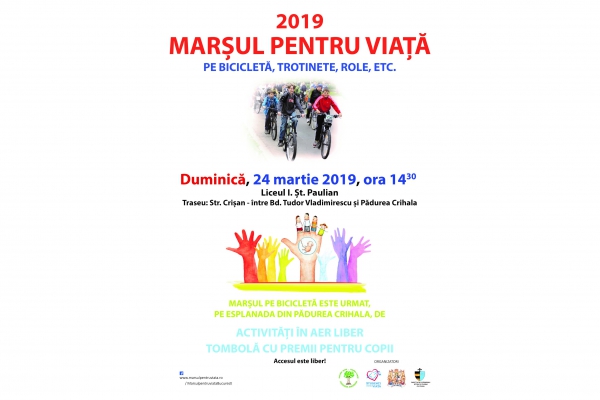 Marşul pentru viaţă 2019 în Drobeta Turnu Severin