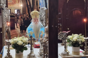 Pavecerniţa Mare unită cu Litia la Catedrala Episcopală „Adormirea Maicii Domnului” din Cluj-Napoca, oficiată de Preasfinţitul Nicodim