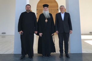 Ambasadorul Republicii Belarus a vizitat Episcopia Severinului şi Strehaiei