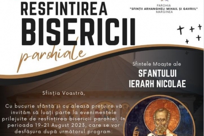 Preasfinţitul Părinte Nicodim va sluji duminică la resfinţirea bisericii Parohiei Marginea din Arhiepiscopia Sucevei şi Rădăuţilor