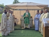 De praznicul Pogorârii Duhului Sfânt, Preasfințitul Părinte Nicodim a slujit la Mănăstirea Cerneți