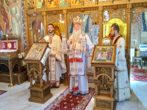 Slujbă arhierească și bucurie duhovnicească la Mănăstirea Mraconia