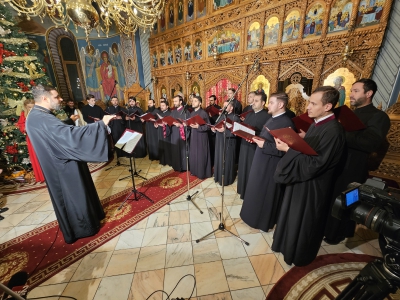 Corul Kinonia a concertat în biserica Parohiei Schela Nouă