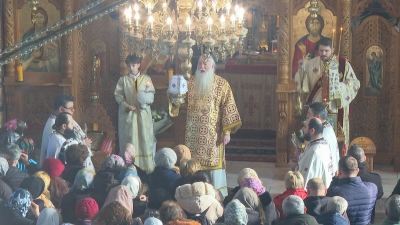 Slujire arhierească la parohia Sfântul Ilie Tesviteanul din Drobeta Turnu Severin