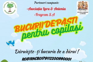 A debutat campania de Sfintele Paşti a Asociaţiei Anastasia: „BUCURII DE PAȘTI PENTRU COPILAȘI!” - 2025