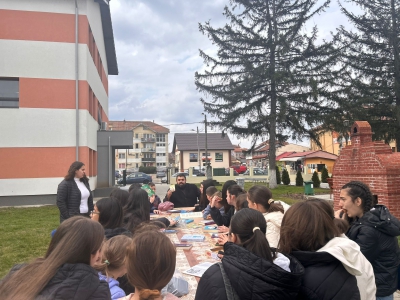 Activitate a Grupului Catehetic „Sfânta Cuvioasă Parscheva” de la Parohia Strehaia