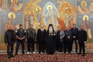 Întâlnire de suflet a Preasfințitului Părinte Nicodim cu reprezentanții presei mehedințene, în apropierea praznicului Învierii Domnului