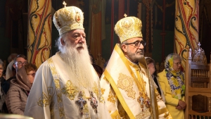 Slujire arhierească la Mănăstirea Sfânta Ana în zi de mare praznic