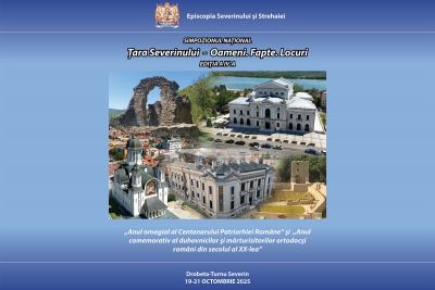 În perioada 19-21 octombrie s-a desfăşurat în Episcopia Severinului şi Strehaiei simpozionul intitulat „Țara Severinului - Oameni. Fapte. Locuri”, ajuns la ediţia a IV-a.